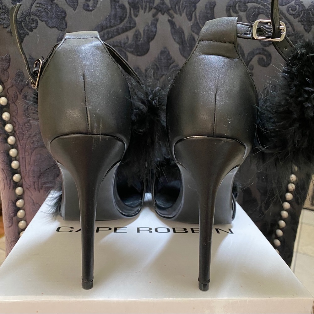 Feather Boa Heels - Picture 4 of 6